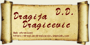 Dragija Dragičević vizit kartica